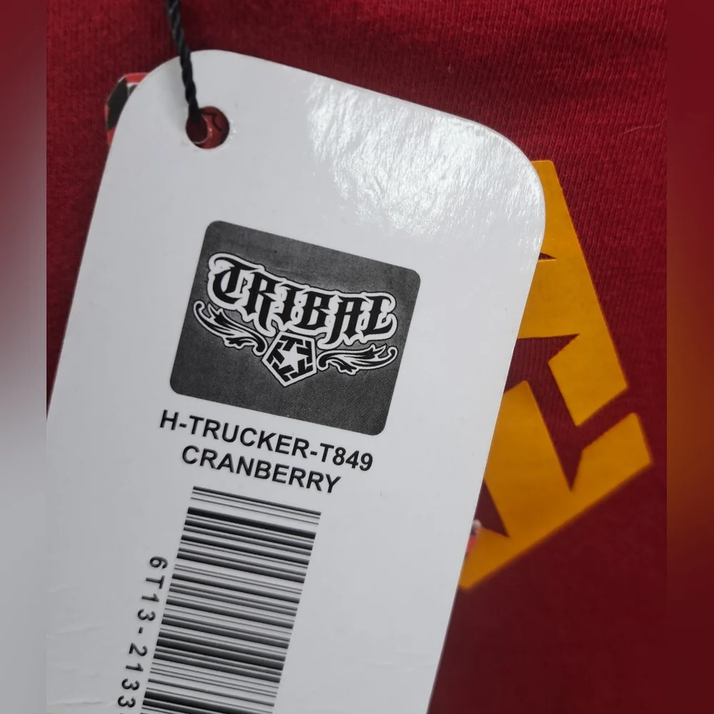 NWT Vintage Tribal Gear Women's T-Shirt Dress Mini Trucker Cranberry Y2K Large - Picture 14 of 15